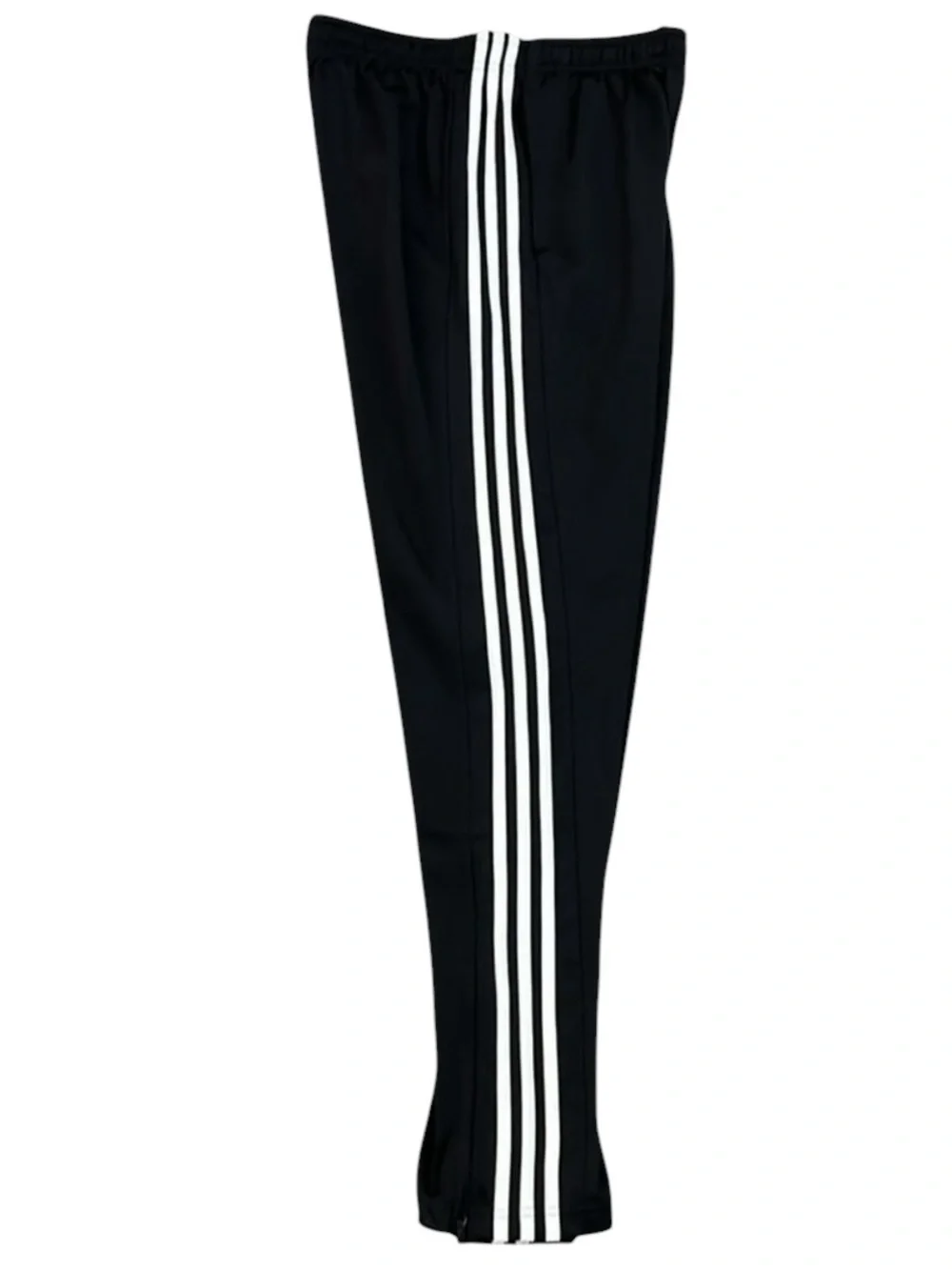 Adidas Tiro Track Pants Black 3 Stripe Ankle Zip Joggers Mens Medium